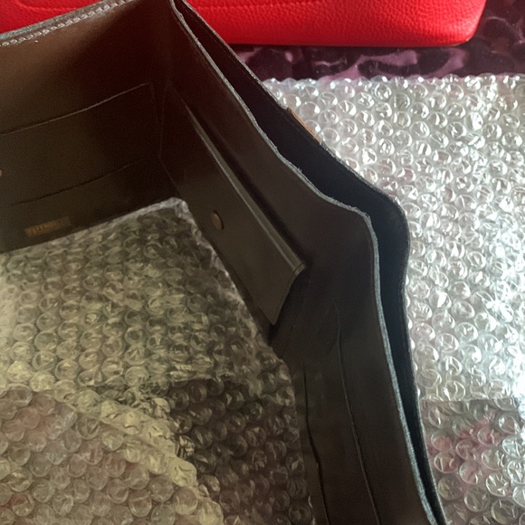 Fendi tri fold long wallet canvas and leather - Picture 10 of 10